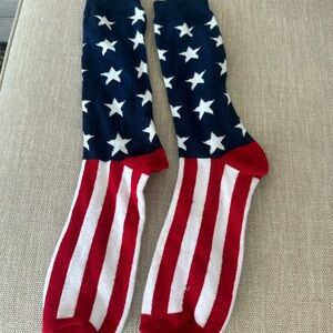 Patriotic Star and Stripe Men's Socks